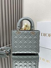 Dior Medium Lady Dior Lamskin Leather 003-24cm - 4