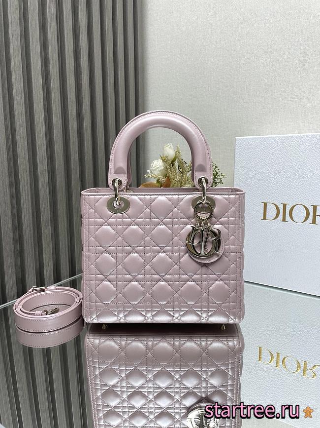 Dior Medium Lady Dior Lamskin Leather 004-24cm - 1