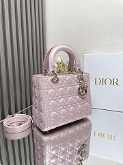 Dior Medium Lady Dior Lamskin Leather 004-24cm - 4