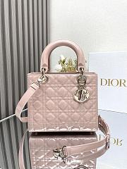 Dior Medium Lady Dior Petent leather 005-24cm - 1