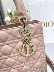 Dior Medium Lady Dior Petent leather 005-24cm - 5