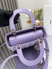 Dior Medium Lady Dior Lamskin Leather 006-24cm - 6