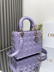 Dior Medium Lady Dior Lamskin Leather 006-24cm - 3