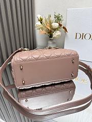 Dior Medium Lady Dior Lamskin Leather 007-24cm - 4