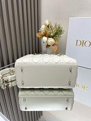 Dior Medium Lady Dior Lamskin Leather 008-24cm - 5