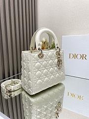 Dior Medium Lady Dior Lamskin Leather 008-24cm - 2