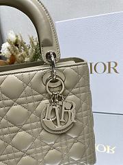 Dior Medium Lady Dior Lamskin Leather 009-24cm - 4