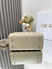 Dior Medium Lady Dior Lamskin Leather 009-24cm - 5