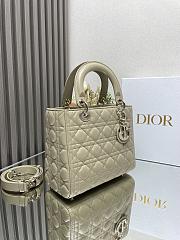 Dior Medium Lady Dior Lamskin Leather 009-24cm - 3