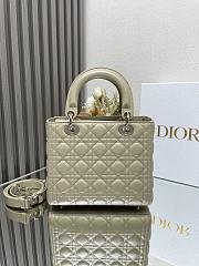 Dior Medium Lady Dior Lamskin Leather 009-24cm - 2