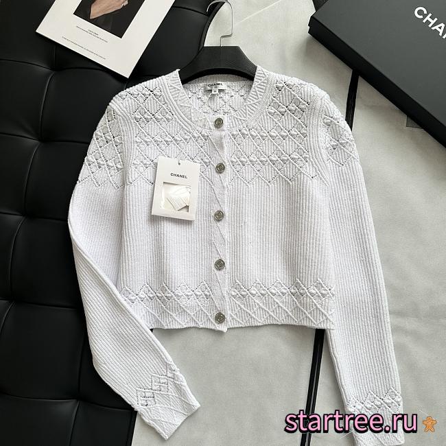 Chanel Hollow Jacket White - 1