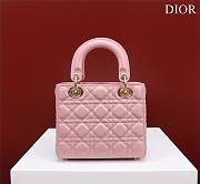 Dior Small Lady Dior Bag Pink-20cm - 3