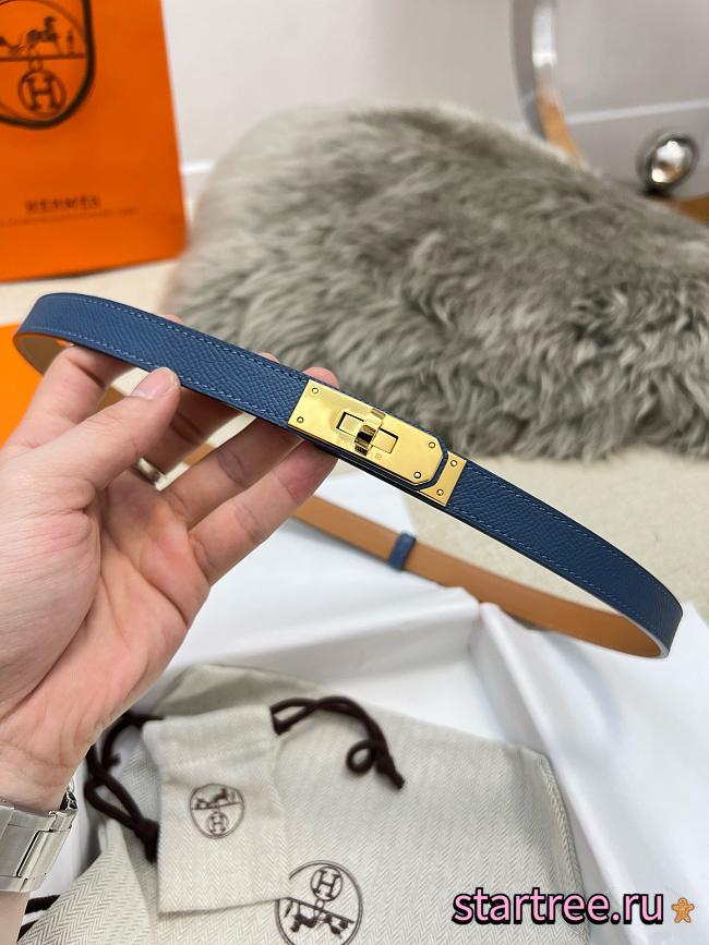 Hermes Belt Dark Blue - 1