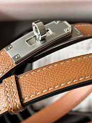 Hermes Kelly Belt Brown - 5