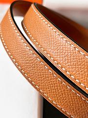 Hermes Kelly Belt Brown - 4