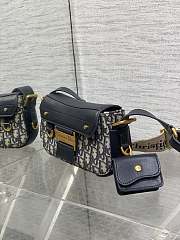 Dior Small Streetchic Bag Blue Oblique- 24x5x12.5cm - 5