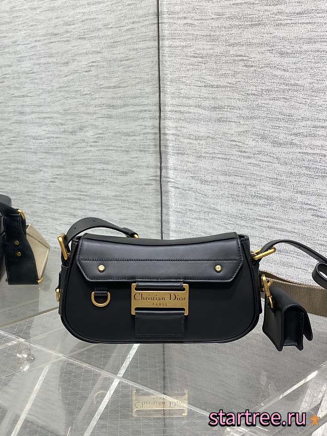 Dior Small Streetchic Bag Black- 24x5x12.5cm  - 1