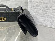 Dior Miss Caro Top Handle Pouch Black-24x12x4cm - 4