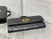 Dior Miss Caro Top Handle Pouch Black-24x12x4cm - 3