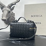 Bottega Veneta Bang Bang Vanity Case Black - 23*12.5*6cm - 3
