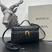 Bottega Veneta Bang Bang Vanity Case Black - 23*12.5*6cm - 2