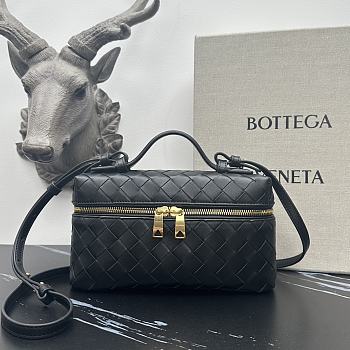 Bottega Veneta Bang Bang Vanity Case Black - 23*12.5*6cm