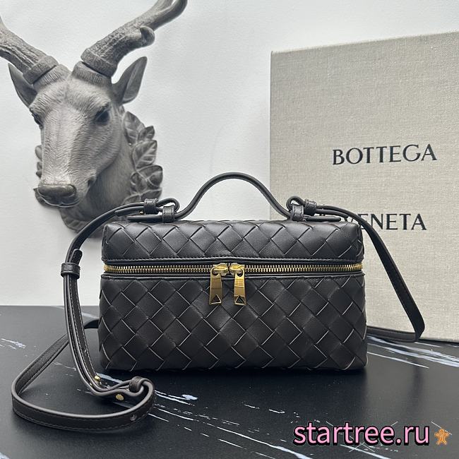 Bottega Veneta Bang Bang Vanity Case Brown - 23*12.5*6cm - 1