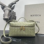 Bottega Veneta Bang Bang Vanity Case Green - 23*12.5*6cm - 1