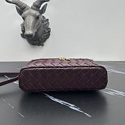 Bottega Veneta Bang Bang Vanity Case Burgundy - 23*12.5*6cm - 4