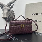 Bottega Veneta Bang Bang Vanity Case Burgundy - 23*12.5*6cm - 3
