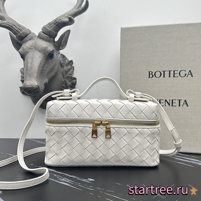 Bottega Veneta Bang Bang Vanity Case White - 23*12.5*6cm - 1