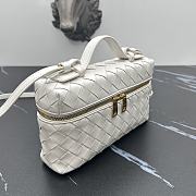 Bottega Veneta Bang Bang Vanity Case White - 23*12.5*6cm - 4