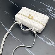 Bottega Veneta Bang Bang Vanity Case White - 23*12.5*6cm - 2