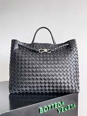 Bottega Veneta Large Andiamo Black Silver-42cm - 1