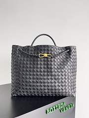 Bottega Veneta Large Andiamo Black Gold-42cm - 1