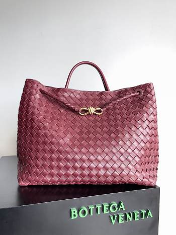 Bottega Veneta Large Andiamo Red-42cm