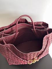 Bottega Veneta Large Andiamo Red-42cm - 3