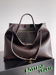 BOTTEGA VENETA Andiamo Large Tote Chocolate Gold-42cm - 4