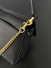 Balenciaga Women's Rodeo Nano Bag With Chain in Black-16x9.9x4.5cm - 5