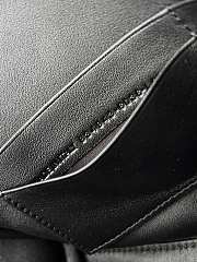 Balenciaga Women's Bel Air Small Clutch On Strap in Black-26.9x13.9x5.3cm - 2