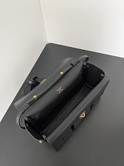 Balenciaga Women's Bel Air Small Clutch On Strap in Black-26.9x13.9x5.3cm - 4