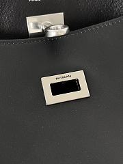 Balenciaga Women's Bel Air Medium Shoulder Bag in Black-29.9x17x19.8cm - 2