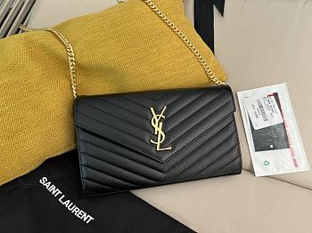 YSL Saint Laurent Envelope Chain Wallet 5092