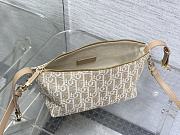 Dior Medium DiorTravel Nomad Pouch Gold-Tone Dior Oblique Jacquard-22cm - 5