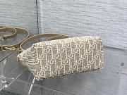 Dior Medium DiorTravel Nomad Pouch Gold-Tone Dior Oblique Jacquard-22cm - 4