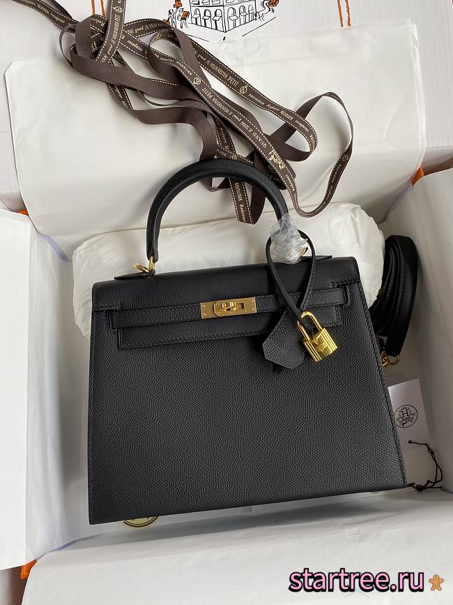 Hermes Kelly 25 Black - 1