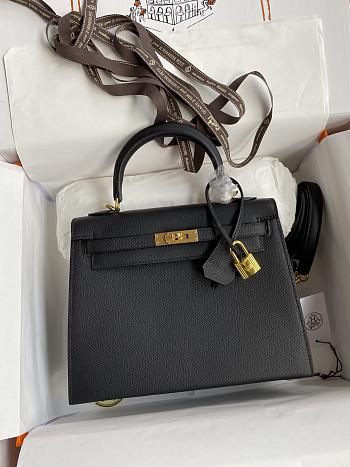 Hermes Kelly 25 Black