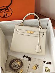 Hermes Kelly 25 White - 1