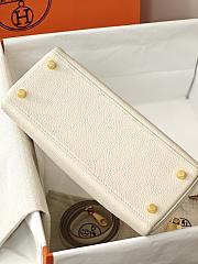 Hermes Kelly 25 White - 4