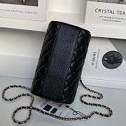 Chanel Boston Chain Bag Caviar Black-11.5*18.5*11cm - 5